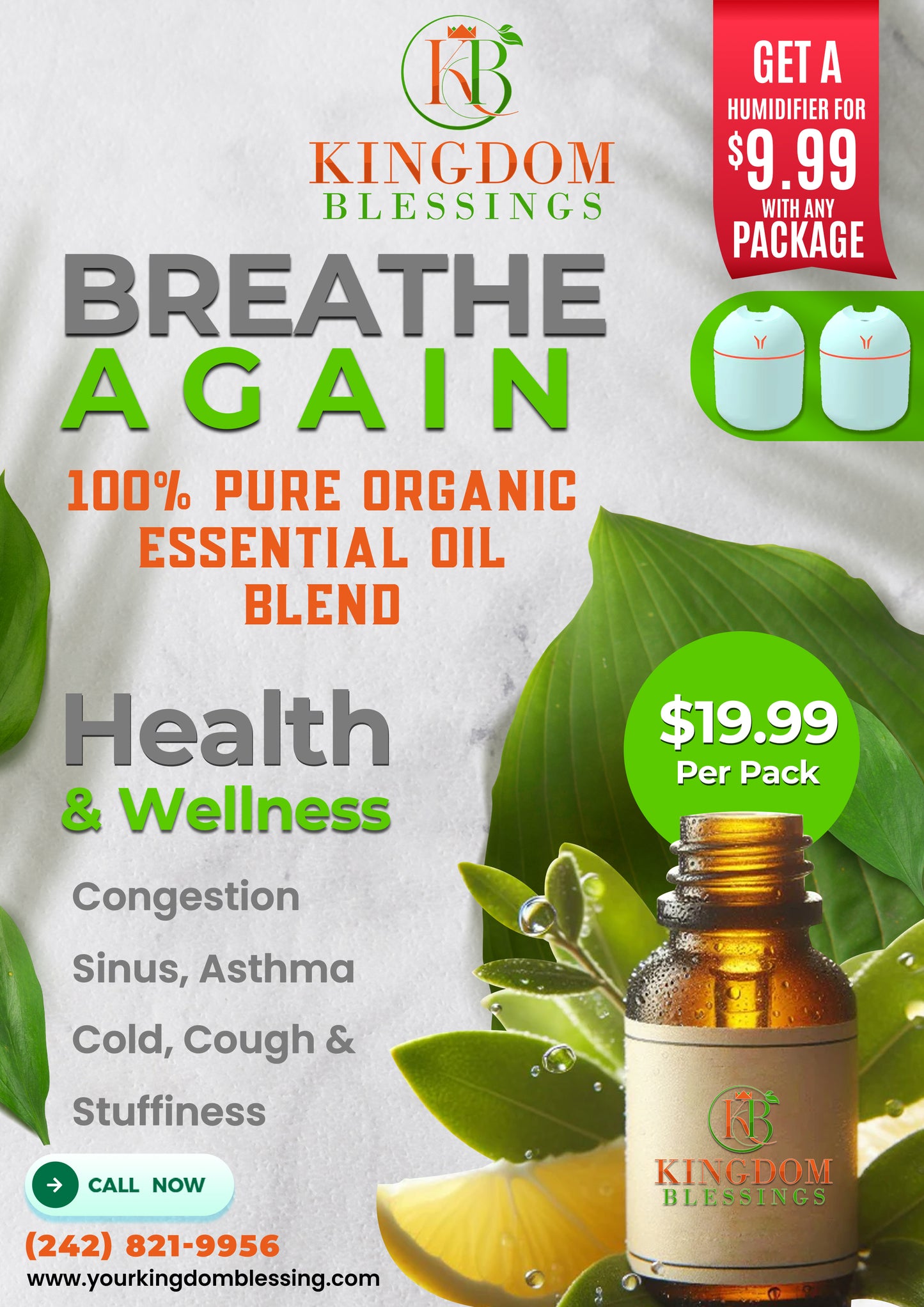 Breathe Again: Congestion/Sinus and Asthma Relief